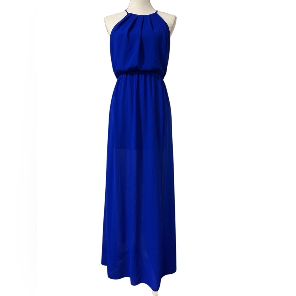 A’GACI A’GACI Elegant Blue Maxi Dress size S